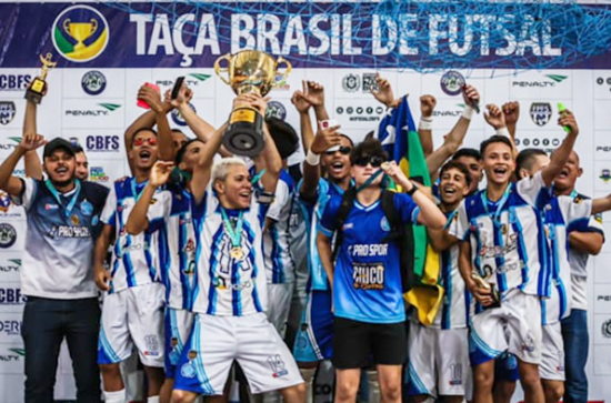 Feira Futsal é campeão invicto da Taça Brasil Sub-18 – Divisão Especial