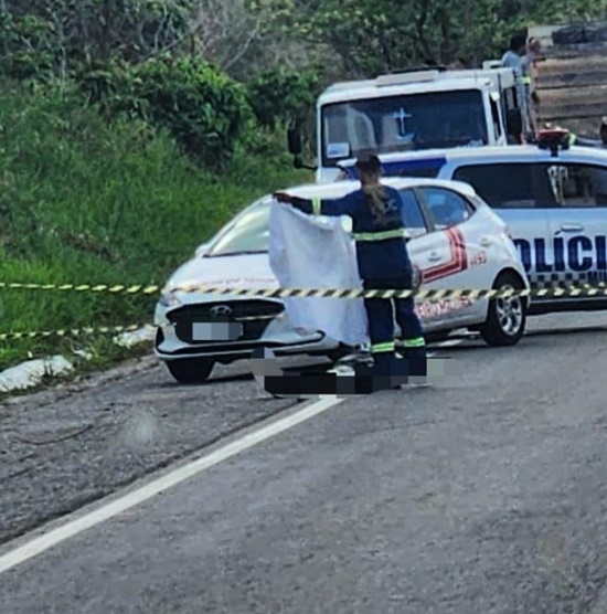 Homem morre atropelado por caçamba na BR235, em Socorro