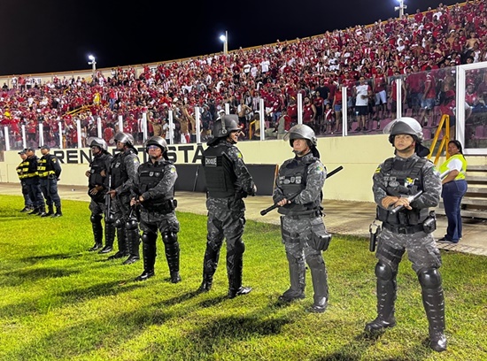 Polícia Militar proporciona clima de paz durante o clássico entre Sergipe e Confiança