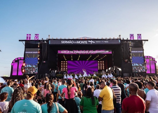 Sermão do Monte 2025 acontece em Aracaju com a Paixão de Cristo e show de Valesca Mayssa