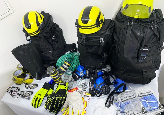 Brigada Comunitária recebe novos equipamentos de proteção individual