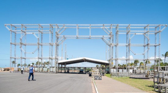 Estrutura do Arraiá do Povo e Vila do Forró está 70% concluída