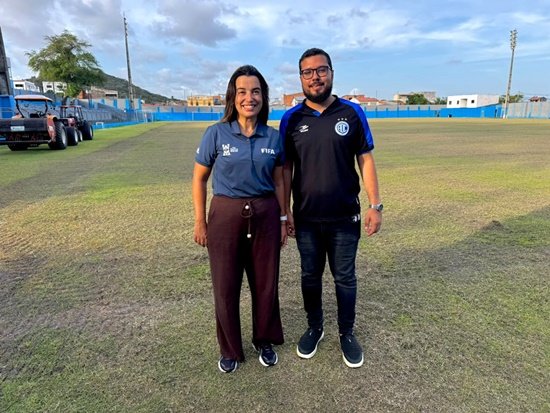 Confiança recebe visita técnica da FIFA para avaliação do Sabino Ribeiro como sede de treinamentos na Copa do Mundo Feminina de 2027